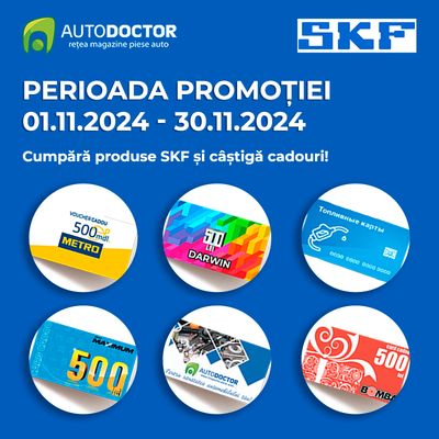 SKF – Calitate pentru mașina ta, cadouri pentru tine